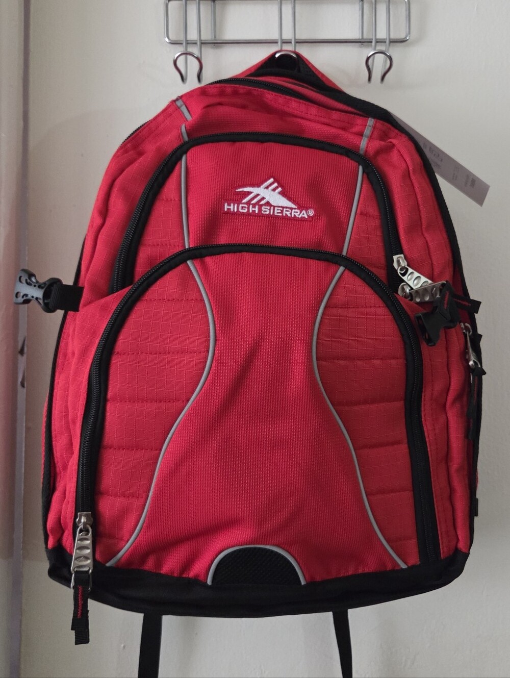 NWT*High Sierra Red Swerve Laptop Backpack - MSRP $55